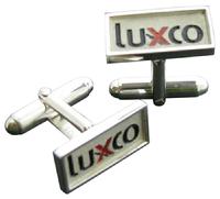 LUXCO LOGO IN FINE JEWELRY CUFF LINKS